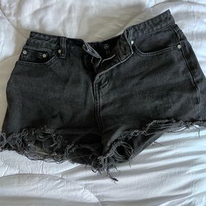 Black shorts size 4